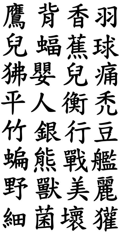 Letras Japonesas De Kanji Japoneses 169553 Vetor No Vecteezy