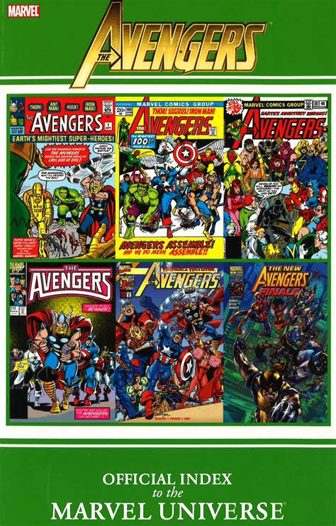 Avengers Official Index To The Marvel Universen Bookxcess