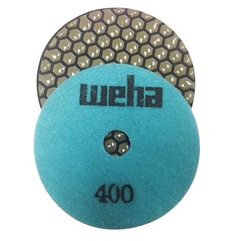 4 Inch Weha Honeycomb Dry Diamond Polishing Pad 3000 Grit