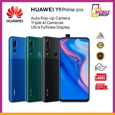 Huawei Y9 Prime 4gb128gb Original Huawei Malaysia Y9 Prime Ready