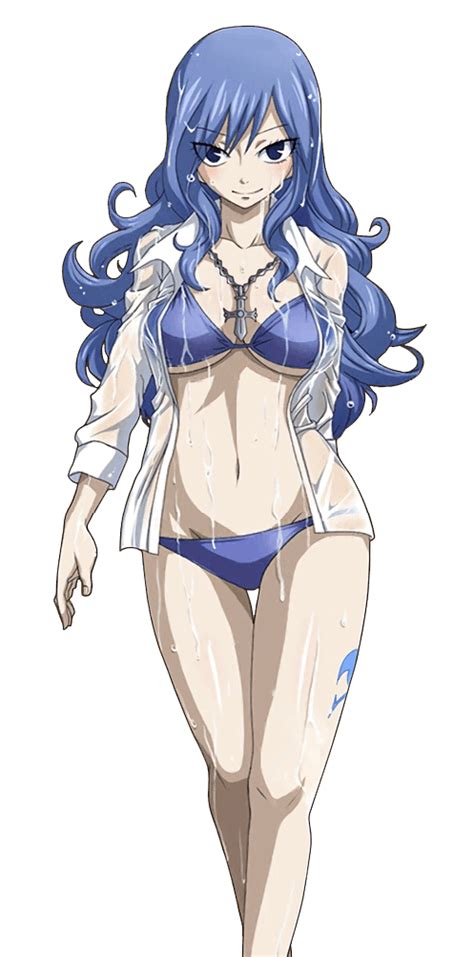Juvia Lockser Fairy Tail Extraction Third Party Edit 1girl Belly