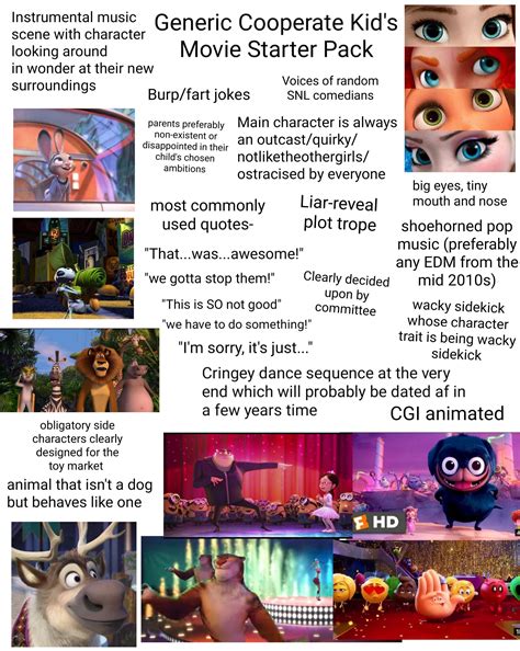 Generic Cooperate Kids Movie Starter Pack Rstarterpacks Starter