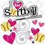 I Love Softball SVG Svg  S For Scrapbooking Free Svgs