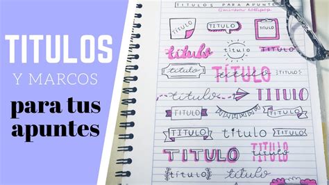 400 Ideas De Titulos Con Lettering En 2021 Titulos Bonitos Para A36