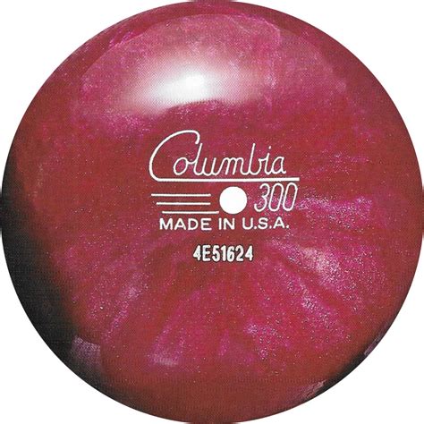 Columbia 300 Candy Apple White Dot Bowling Ball 123bowl