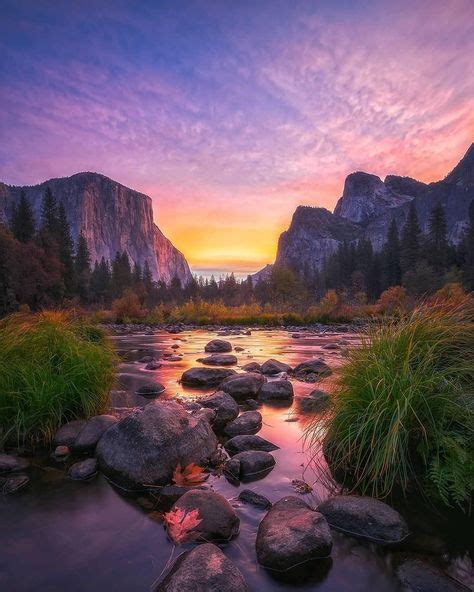 Sunset In Yosemite National Park Photography