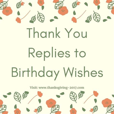 Birthday Wishes Reply Artofit
