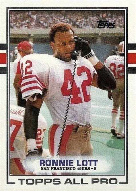 Ronnie Lott Usc Football Cards Topps Football Cards Nfl Football