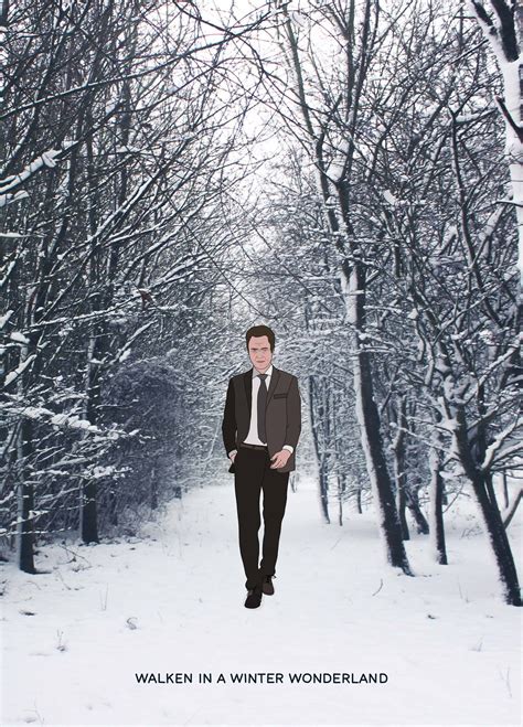 Walken In A Winter Wonderland Card Scribbler