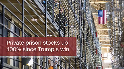 Private Prison Stocks Up 100 Since Trumps Win