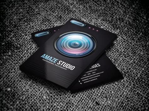 30 Creative Photography Business Card Design Examples Creatives Wall