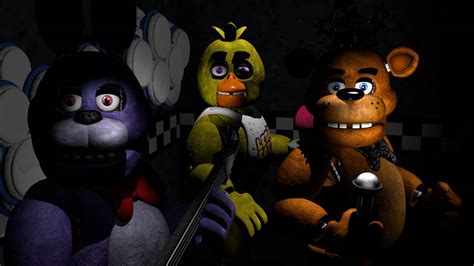 Fnaf 1 Show Stage Animatronic Look At The Camera By Sfm56f On Deviantart