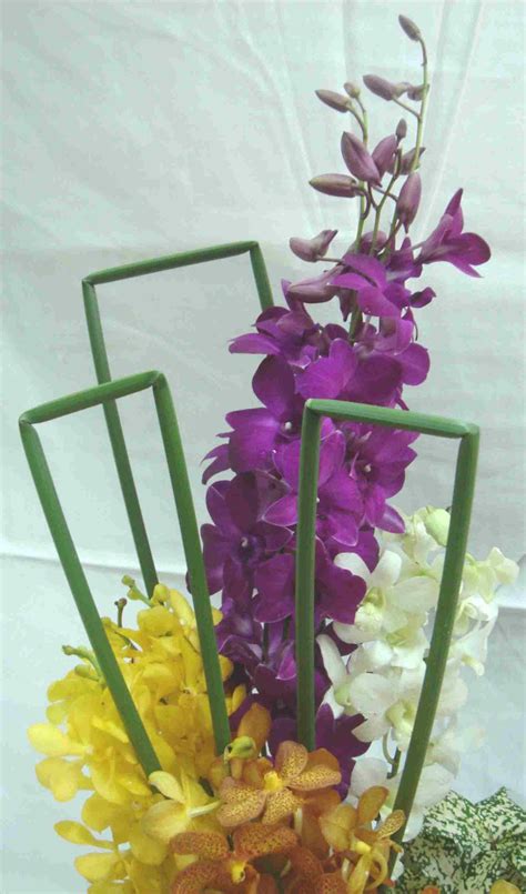 L Shape Interpretive Arrangement Shapes Flower Arrangements Arrangement