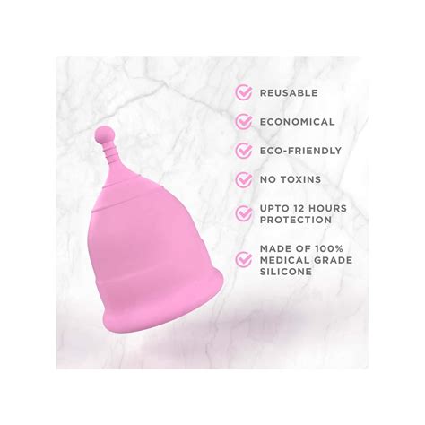 Buy Pee Safe Reusable Menstrual Cup With Medical Grade Silcone For Women Small Online And Get