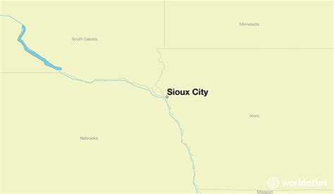 Where Is Sioux City Ia Sioux City Iowa Map