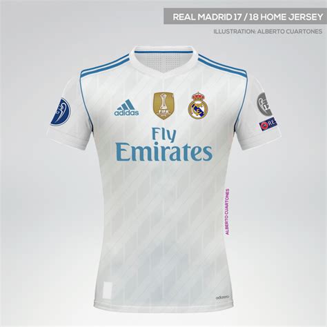 Real Madrid 1718 Home Jersey