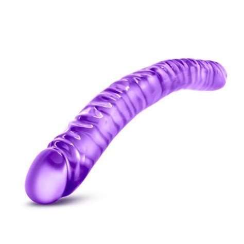 b yours 18 inches double dildo purple on literotica