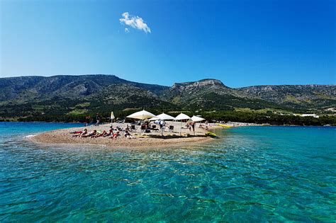 Strand Zlatni Rat Goldenes Horn Bol Bild Kaufen Lookphotos