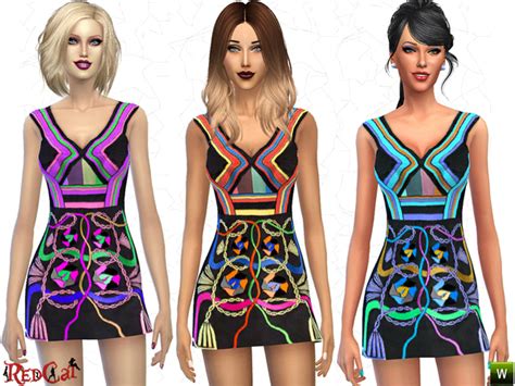 Hendrix Embellished Dress By Redcat At Tsr Sims 4 Updates