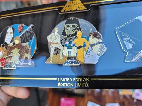 Photos New ‘star Wars Limited Edition Pin Sets Now Available At Disneyland Disneyland News Today