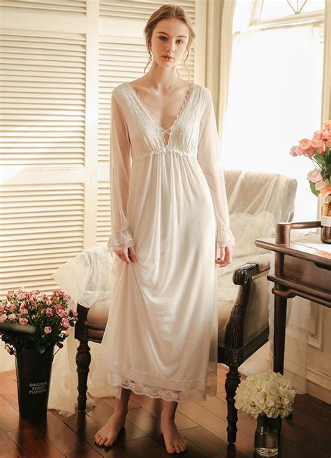 Cotton Nightgown Handmade Victorian Nightgown See Through Etsy