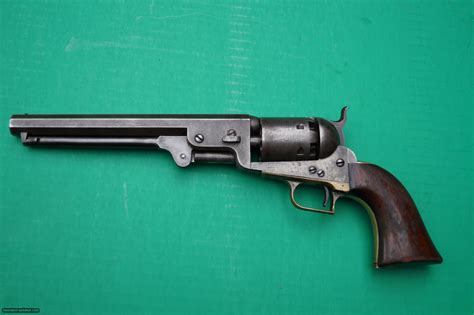 Colt Model 1851 Navy Squareback Revolver Mfd In 1851