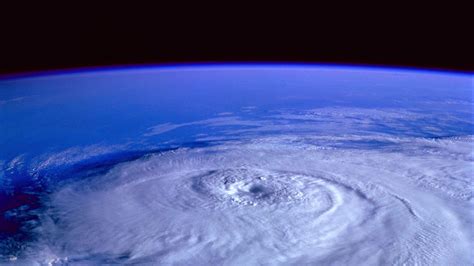 Download Wallpaper 3840x2160 Hurricane Space View From