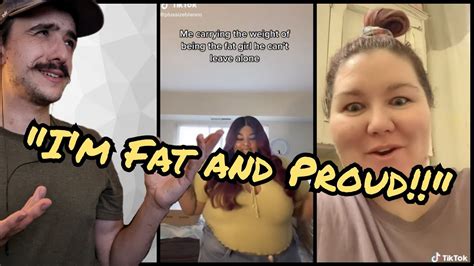 Fat Acceptance Tiktok Cringe Part Reaction Youtube