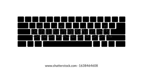 Keyboard Icon Qwerty Keyboard Vector Isolated Stock Vector Royalty