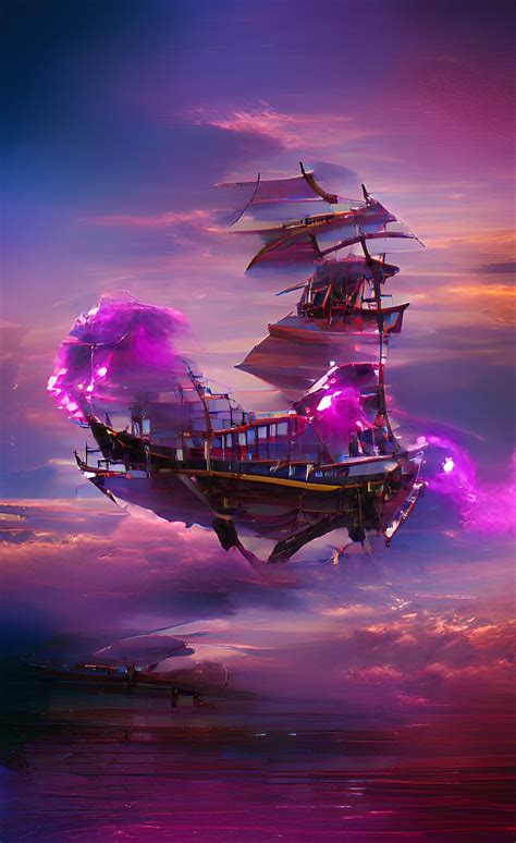 Artstation Flying Pirates Ship