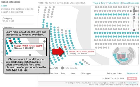 Interactive Seat Map Ticketmaster