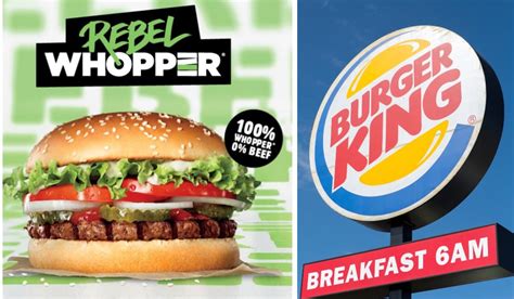 Get access to exclusive coupons. Burger King Launches 'Rebel' Meatless Whopper Across European Outlets