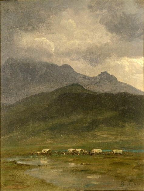 Covered Wagons By Albert Bierstadt Mormon Trail Beautiful Paintings