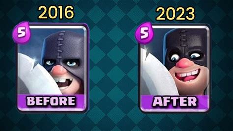 Executioner In 2016 Vs Now Clash Royale Youtube