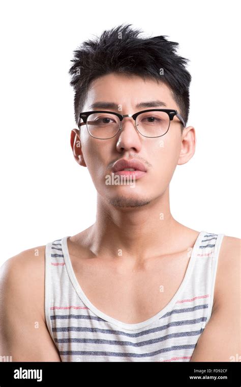 Portrait Of Young Man Crying Stock Photo Alamy