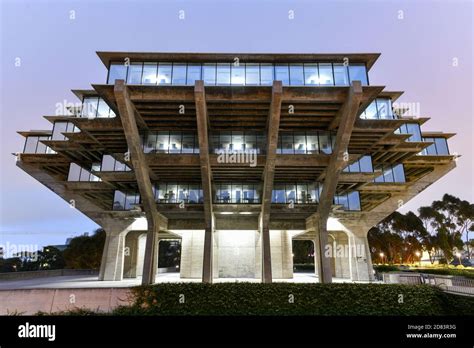 San Diego California July 19 2020 The Geisel Library At The
