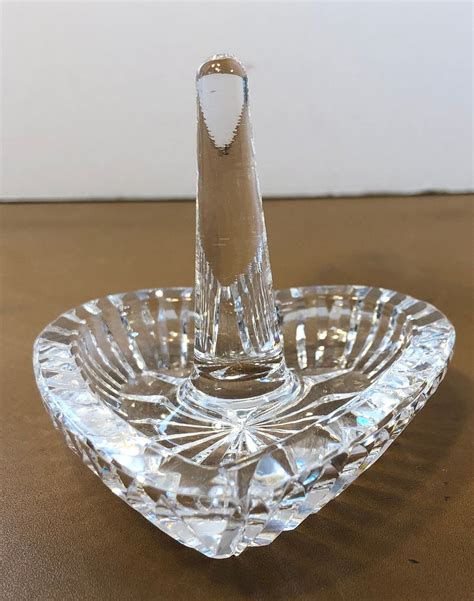 Waterford Ring Dish Waterford Heart Ring Holder Crystal Etsy