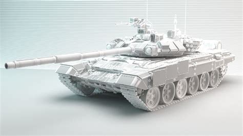 T90a Russian Tank 3d Model 3d Printable Cgtrader