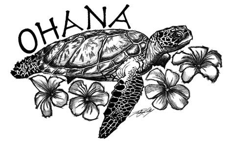 Hawaiian Turtle Tattoo Design Photo 2 Hawaiian Turtle Tattoos Sea