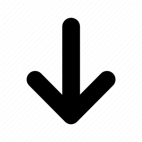 Tiny Arrow Bottom Icon Download On Iconfinder