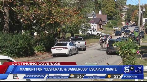 Manhunt For Desperate And Dangerous Escaped Inmate Youtube