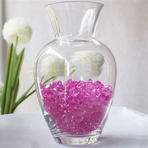 Acrylic Ice Table Vase Decoration 300pk Pink Efavormart Clear