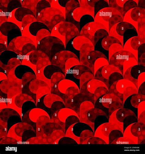 Abstract Red Ruby Seamless Pattern Color Background Vector Illustration