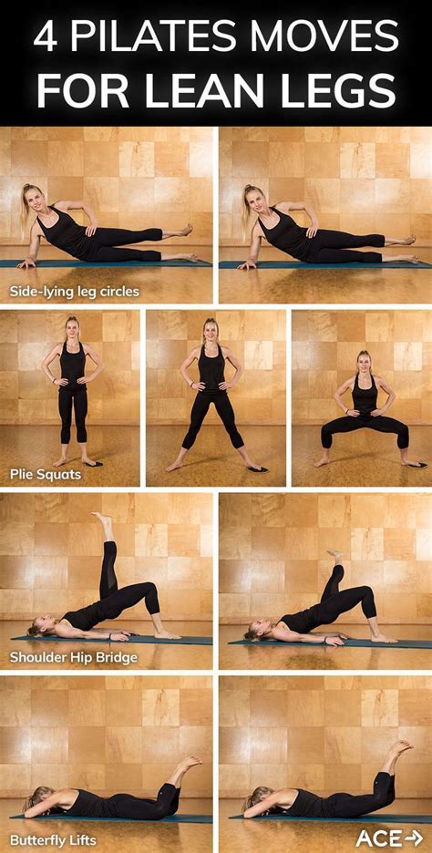 Four Pilates Moves For Lean Legs Corepilates In 2020 With Images