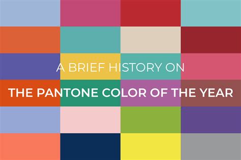 A Brief History on the Pantone Color of the Year - Taylor Hieber