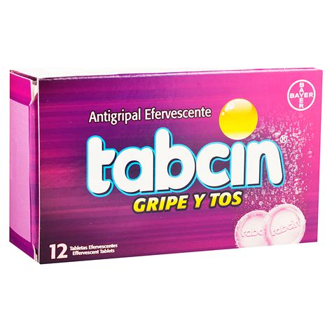 Comprar Tabcin Adulto Efervecente Gripe Y Tos Caja X 12 Tabletas
