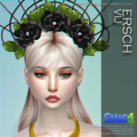 Ersch Sims Vij Headpiece Sims 4 Downloads