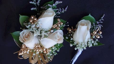 How To Make Corsage And Boutonniere Set For Prom Or Wedding Bride Ninja