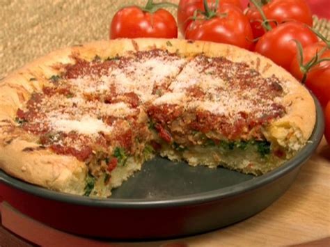 Deep Dish Pizza With Italian Sausage And Broccoli Rabe Recipe Bobby