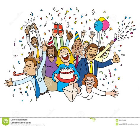 Complete to mark a task with a checkmark to indicate that it is done. Cartoon Office Celebration stock vector. Illustration of ...